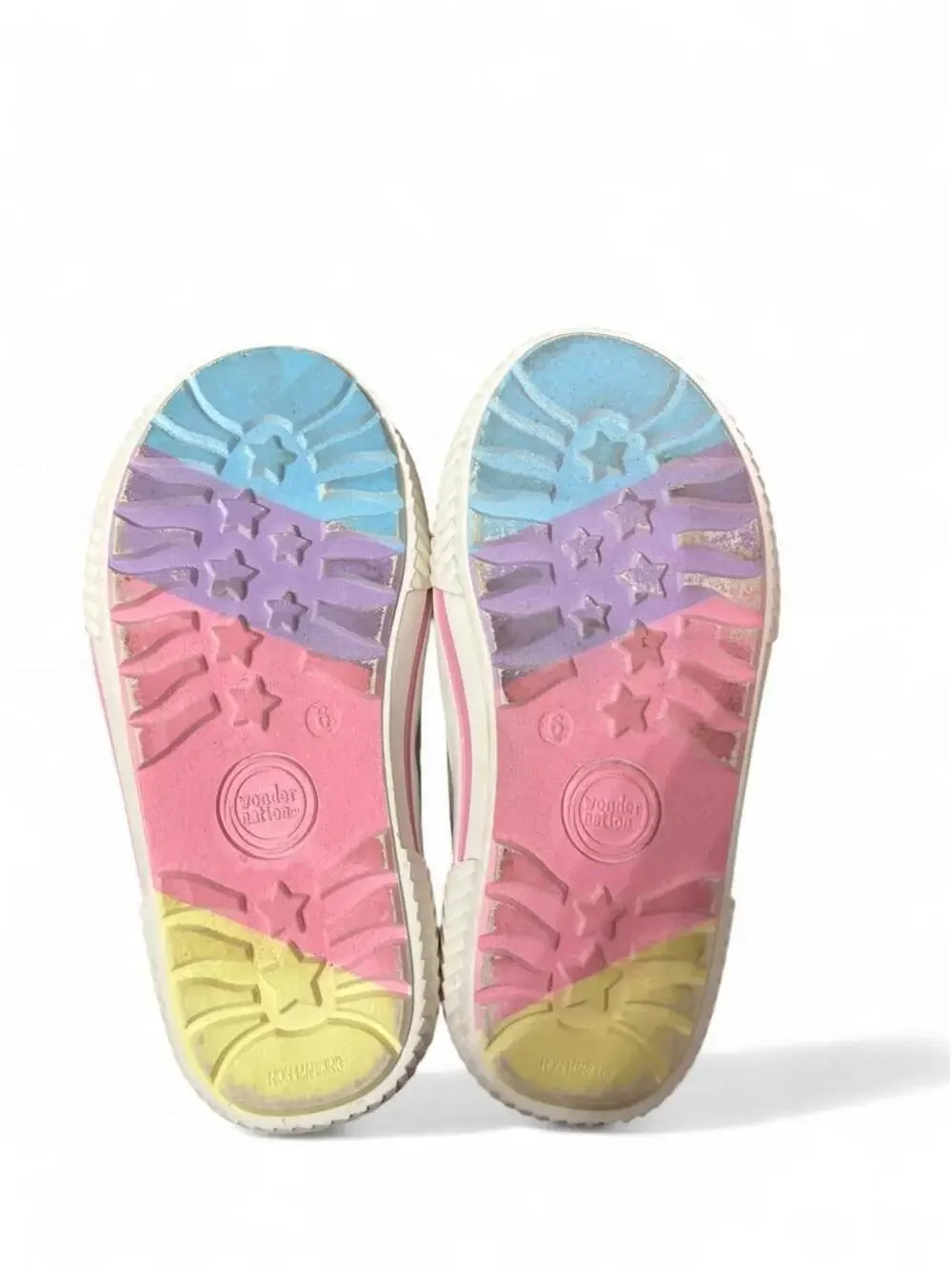 Wonder Nation Women's Silver and Grey Trainer